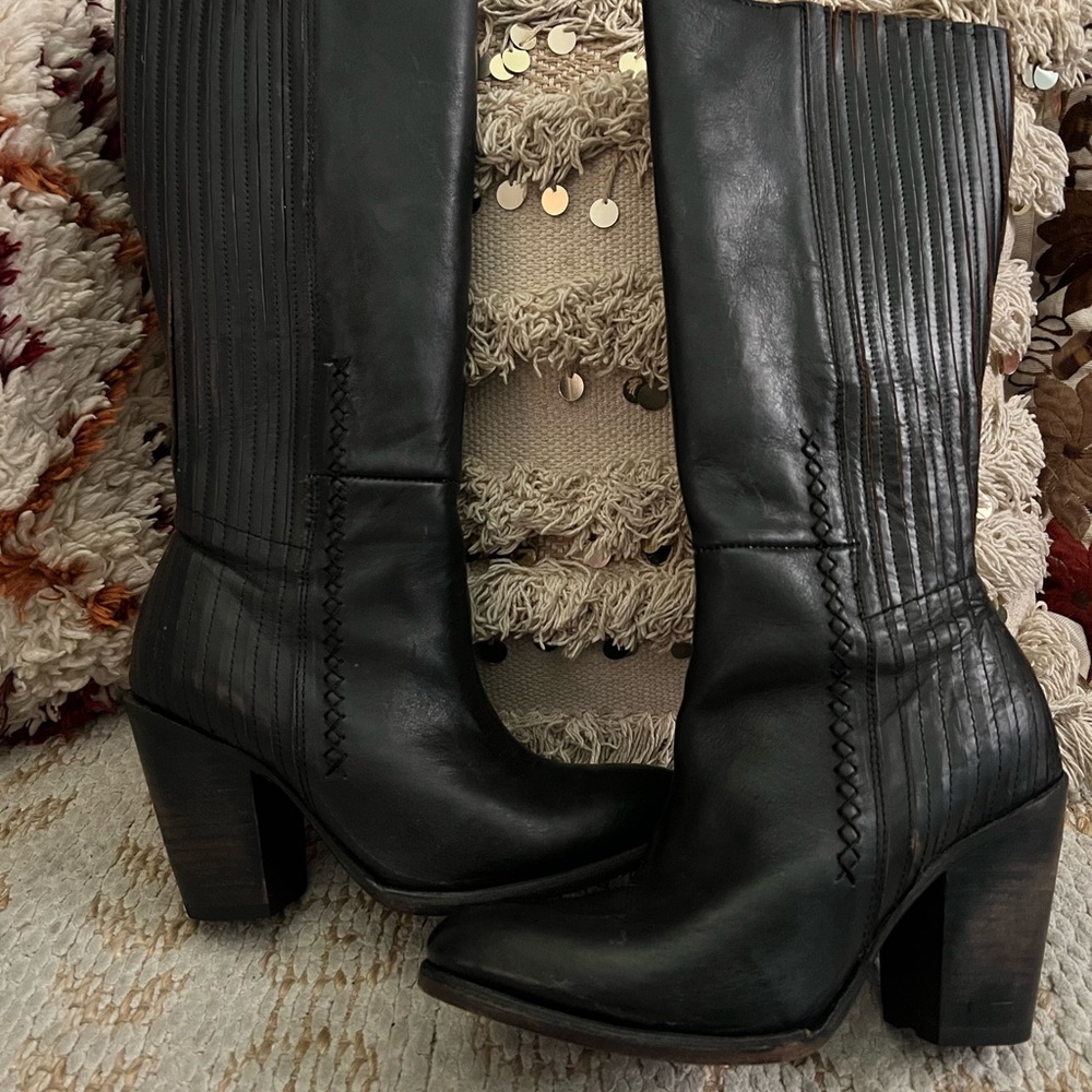 Freebird knife riding boot